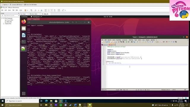 My Little Python - Modules and SSH scripting смотреть онлайн