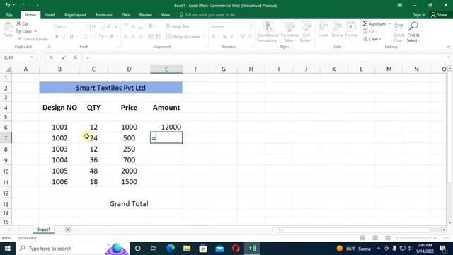 MS Excel Tutorial In Tamil 03 | SUM Formula |MS Excel Formula in tamil | Excel Caculation Basics смотреть онлайн