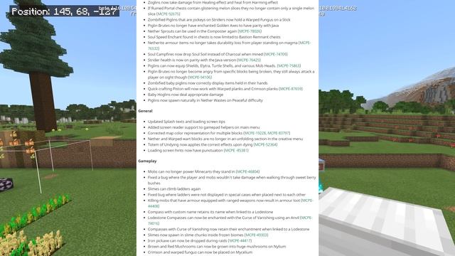 Minecraft Bedrock BETA 1.16.100.54 ✅ OUT NOW ! Nether Mob Repair [ Change Log ] MCPE / Xbox /Window смотреть онлайн