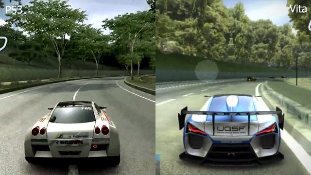 Ridge Racer - PS3 vs Vita - Graphics Comparison (60fps) смотреть онлайн