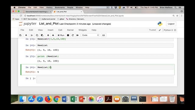 Python 3 Lists and Arrays смотреть онлайн