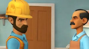 Bob the Builder gets super mega huge grounded. Plotagon.