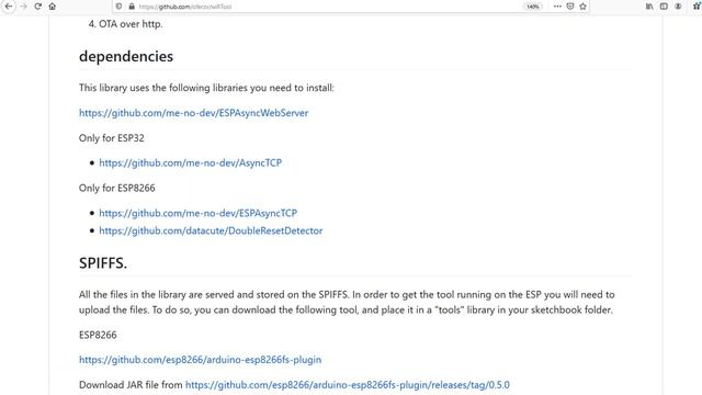 ESP 32 & 8266 wifi tool - SPIFFS oriented AsyncWebServer based wifi configuration tool. смотреть онлайн
