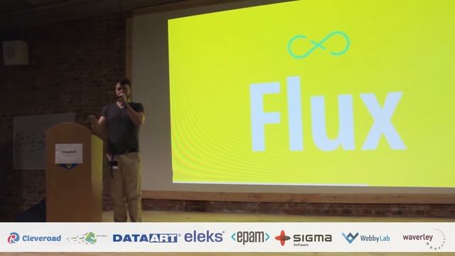 KharkivJS #5 2015 — Ilia Segeda — Почему Реакт и Флюкс это хорошо смотреть онлайн