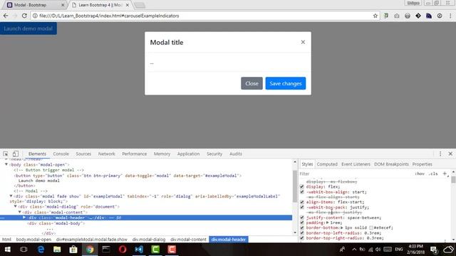 20 - ( Bootstrap 4 Tutorial ) Components : Model смотреть онлайн