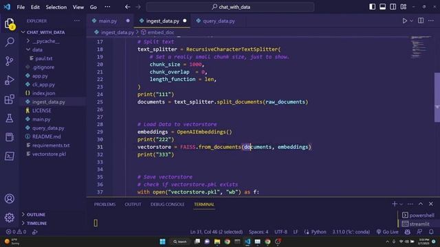 Langchain ChatGPT your documents challenge with Gpt 3 and OpenAI embeddings and Streamlit UI смотреть онлайн