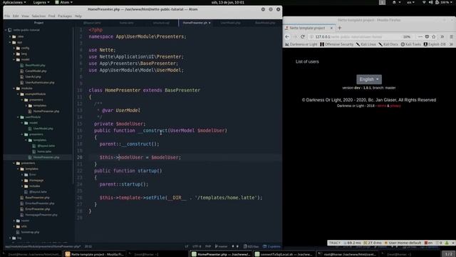 Nette programming tutorial #1 - Introduction смотреть онлайн