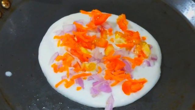 Pizza Dosa Recipe | Vegetable Dosa | Instant Dosa recipe | HS Foods смотреть онлайн