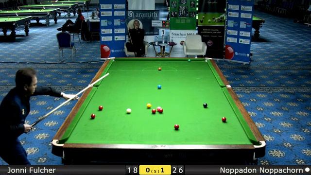 Snooker Masters Groups : Jonni Fulcher vs Noppadon Noppachorn смотреть онлайн