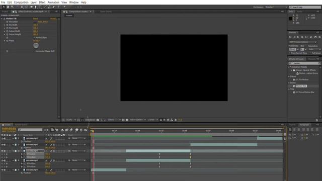 AFTER EFFECTS // SLICE SCREEN TRANSITION смотреть онлайн