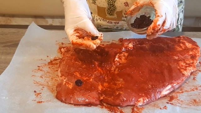 Как Приготовить Рулет из Свиной Брюшины в Необычном Маринаде смотреть онлайн