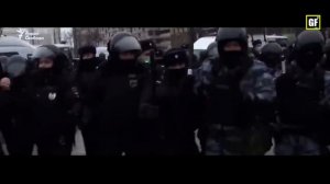 МАРШ ПРОТЕСТА_СТЫЧКИ С ОМОНОМ В РОССИИ_- 2021
