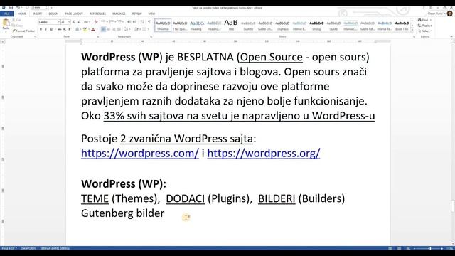 WordPress (WP) platforma za izradu sajta смотреть онлайн