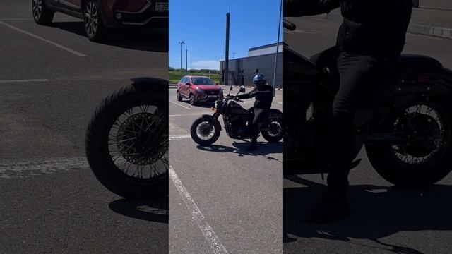 Хонда Выхлоп мотоцикла Honda 750 Phantom #motovlog #respect #moto #honda #shadow750 #phantom #live