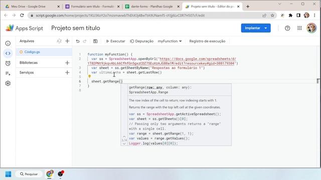 Apps Script - Como disparar uma função no Google Forms (Formulário) смотреть онлайн