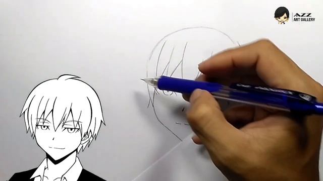 How to draw Karma Akabane from Assassination Classroom смотреть онлайн