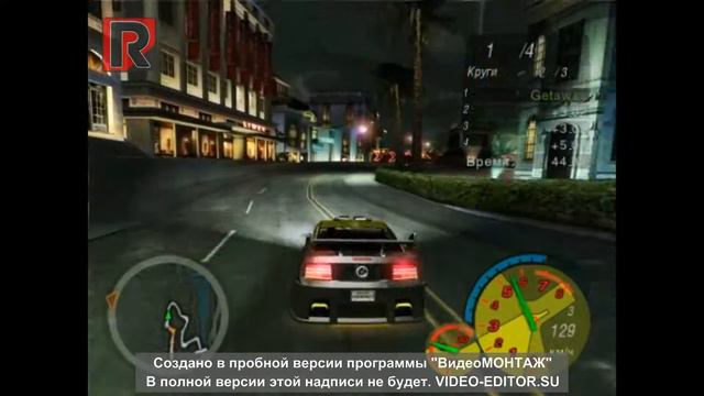 NFS UNDERGROUND 2 | КОЛЬЦЕВОЙ ЗАЕЗД НА FORD MUSTANG GT [#1] смотреть онлайн