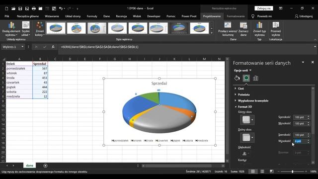 #Excel: wizualizacje biznesowe. Film 1: #Wykres DYSK. смотреть онлайн