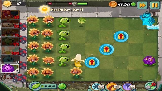 Plants vs Zombies 2: Modern Day - Day 31 Walkthrough смотреть онлайн
