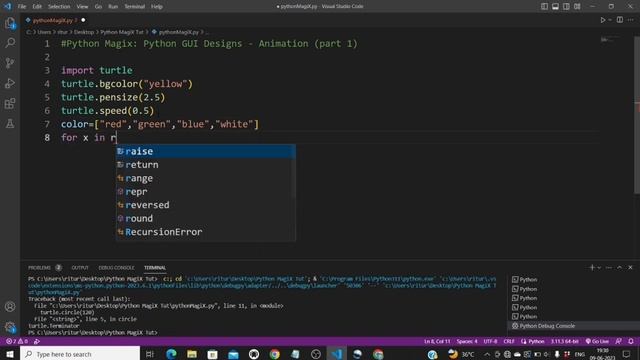 Circular Bangle Animation | Python GUI Designs смотреть онлайн