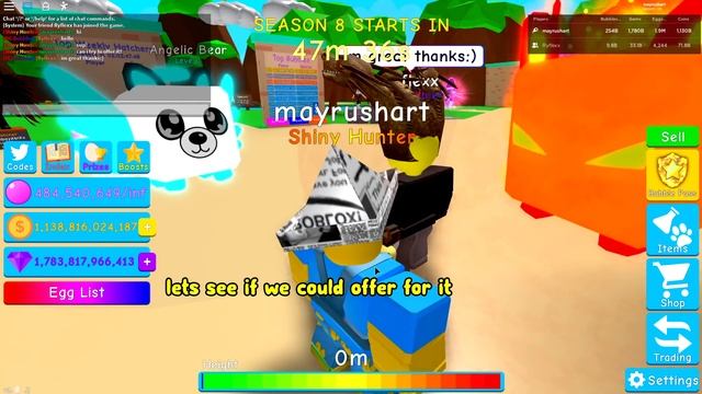 Got New Secret Pet Wolflord! Hatched Every Pets From Heavenly Egg! - Bubble Gum Simulator смотреть онлайн