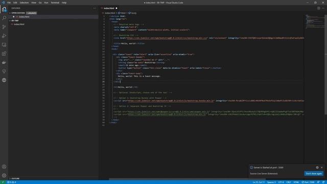 Bootstrap 5 - Add And Initialize Toast On Page Load смотреть онлайн