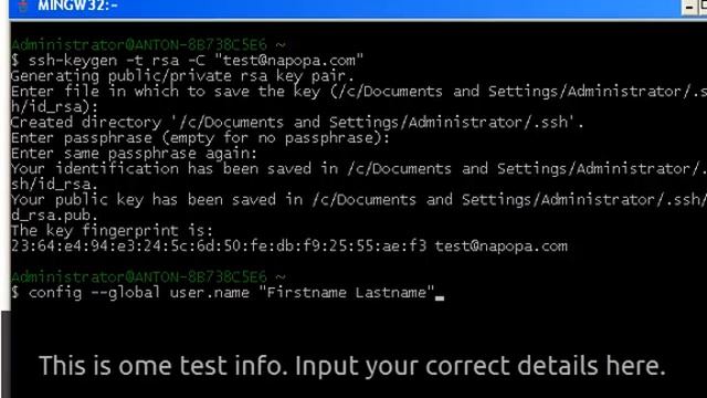 Installing and configuring GIT on windows смотреть онлайн