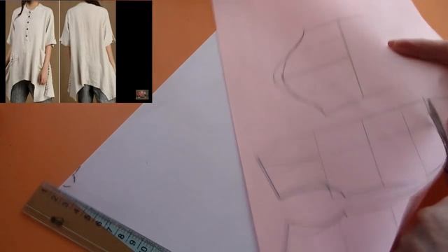 Рубашка БОХО. Моделируем рубашку БОХО.