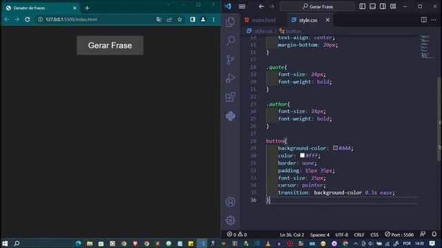 Como criar um gerador de frases How to create an HTML,CSS,JAVASCRIPT sentence generator смотреть онлайн