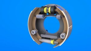 Как работает барабанный тормоз?