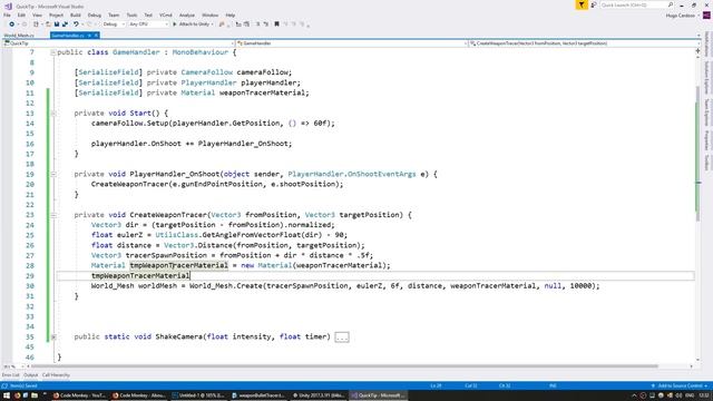 How to make Bullet Tracer Rounds in Unity 2D смотреть онлайн
