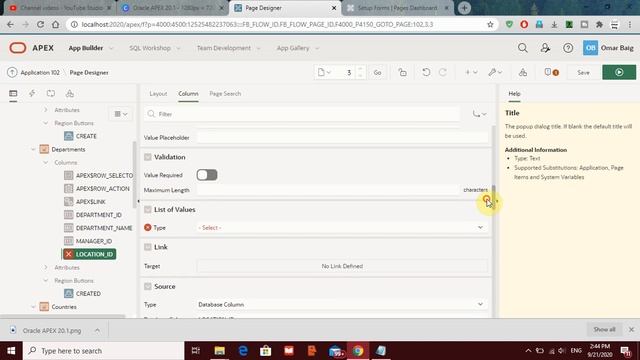 How to Create Setup Forms Dashboard | Oracle APEX 20.1 part 3 8K смотреть онлайн