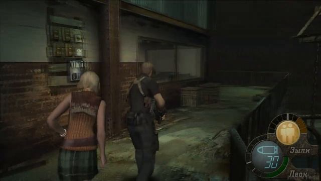 Resident evil 4 Леон побеждает старосту деревни Битореса Мендеза (Глава 2-3).mp4