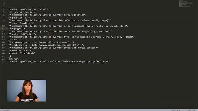 UserWay Tutorial - Access Your Widget's Embed Script смотреть онлайн