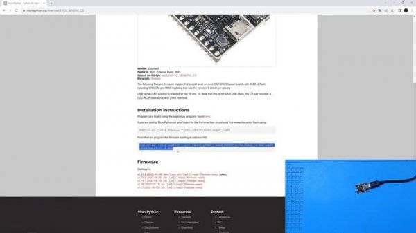 ESP32 C3 SUPER MINI : Instalando MicroPython ¿Funcionara?