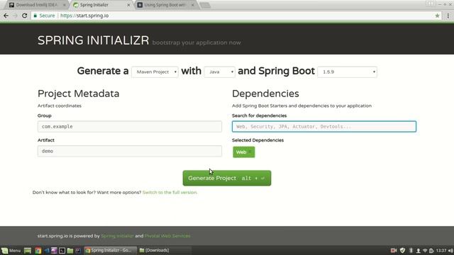 Create Spring Boot Project with IntelliJ Community (FREE) Edition in 5 mins смотреть онлайн