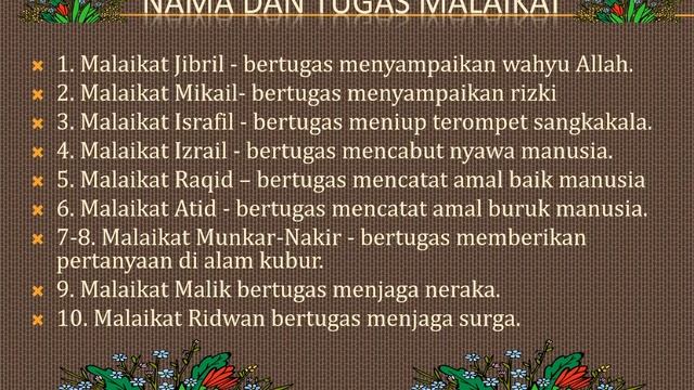 IMAN KEPADA MALAIKAT ALLAH SWT KELAS 4 SD смотреть онлайн
