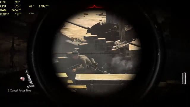 Sniper Elite V2 Gameplay - i7- INTEL HD Graphics 620[720p] - DELL Vostro 14-3468 смотреть онлайн