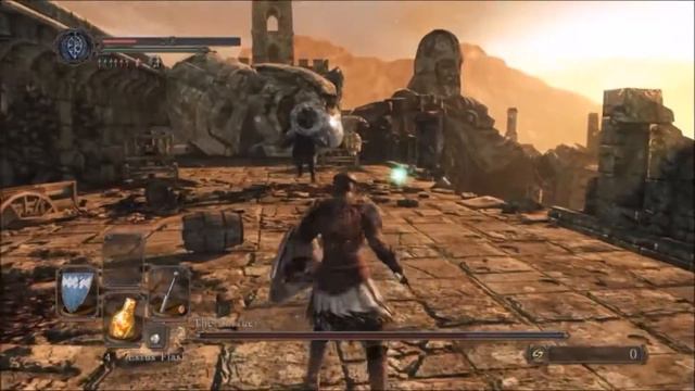 Dark Souls 2 Pursuer fight using the ballista смотреть онлайн