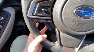 Subaru Parking Assist Off and RAB (Reverse Automatic Braking) On