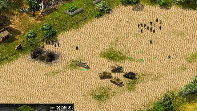 Стратегия про Вторую Мировую Sudden Strike 2 (mod RWG ToW) | Западный фронт | Миссия 3 | часть 2