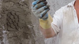 как  сделать  просто  и  быстро  чешую  для  рыбы  или  чешую  на  скульптуре  ДРАКОНА.