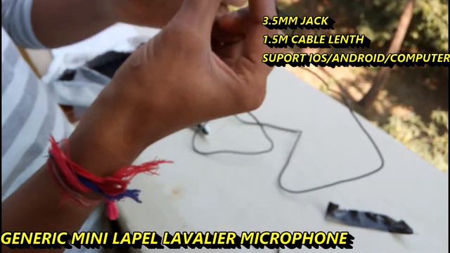 Unboxing Microphone | Collar Mic(generic Imported 3.5mm Clip On Mini Lapel Lavalier Microphone ) смотреть онлайн