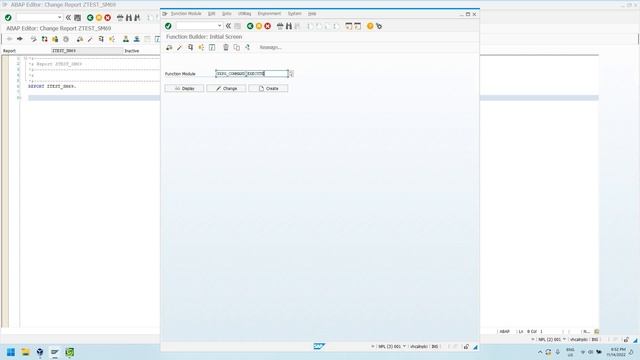 SAP ABAP - SM69 External Operating System Commands смотреть онлайн
