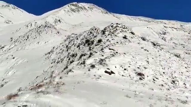 Горные вершины Дагестана. Цахур. Зимние горы. смотреть онлайн