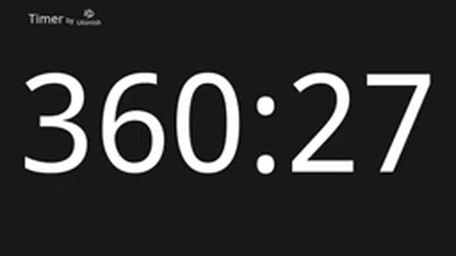 720 Minute Countup Timer смотреть онлайн