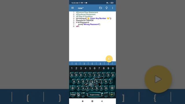 # Print password From Input|In Android Pydroid 3 App|Python Programming| смотреть онлайн