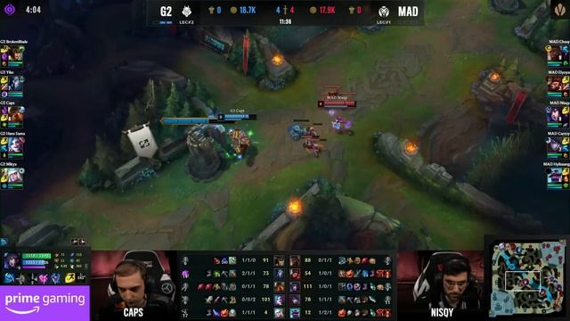 MAD vs G2 - Game 3 | Round 2 LoL MSI 2023 Main Stage | Mad Lions vs G2 Esports G3 full game смотреть онлайн