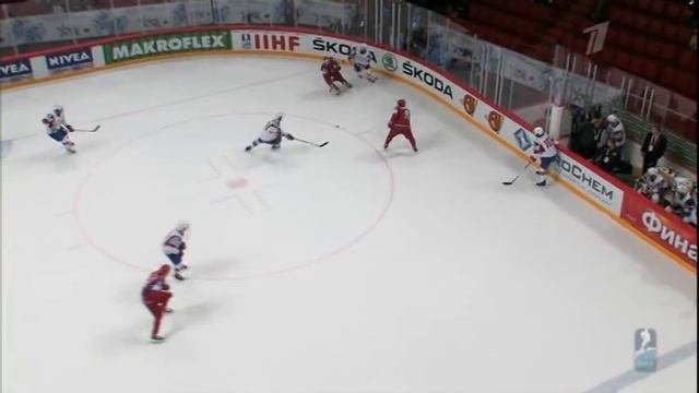 Гол Овечкина в матче "Россия - Норвегия" 1:0 смотреть онлайн