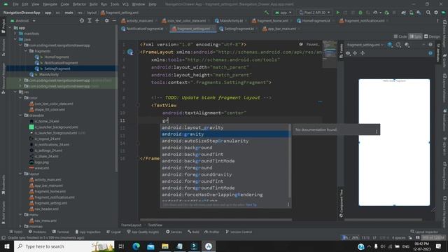 How to Implement Navigation Drawer in Android Studio Kotlin смотреть онлайн